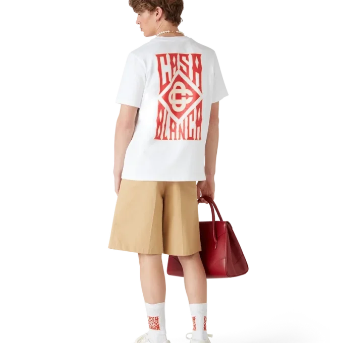 Baumwoll-Plissee-Shorts