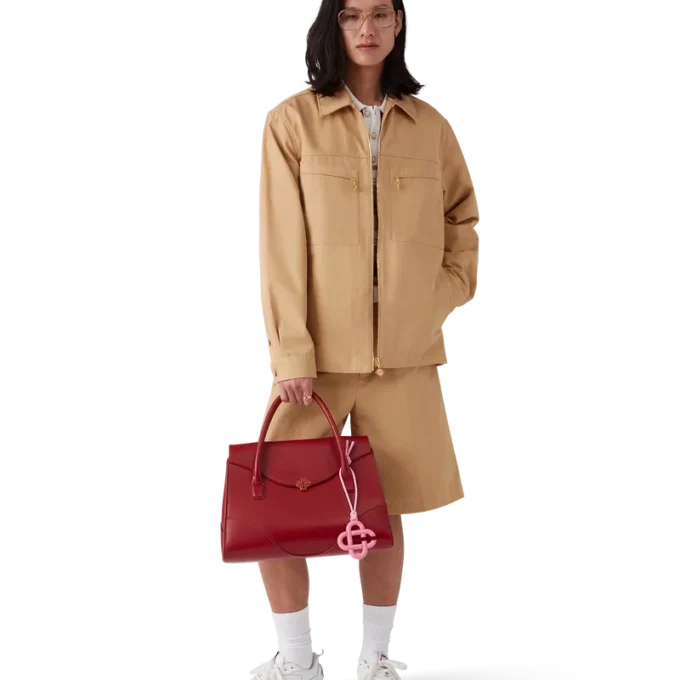 Baumwolljacke mit Reißverschluss