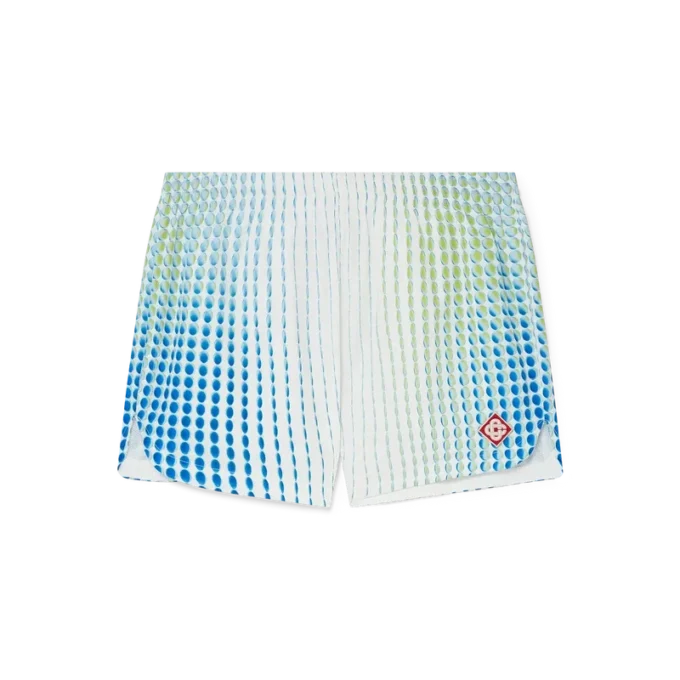 Bedruckte Shorts aus Poly-Taft