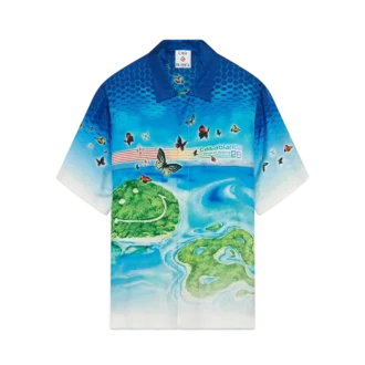 Beyond Destiny Kurzarm-Seidenhemd