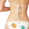 Bikini-Höschen mit Häkelmotiven