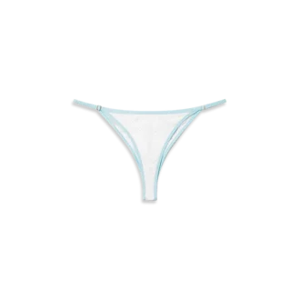 Bikini-Höschen mit Jacquard-Monogramm