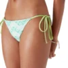 Bikini-Höschen mit wellenförmigem Monogramm