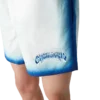 Blaue Fade-Shorts