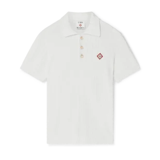 Bouclé-Poloshirt