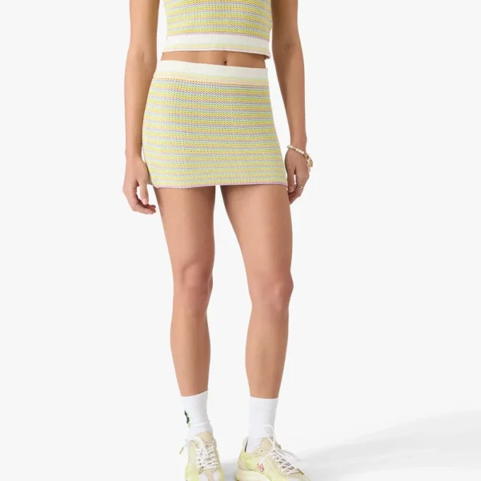 Bourgeois gestreifter Minirock Bourgeois gestreifter Minirock