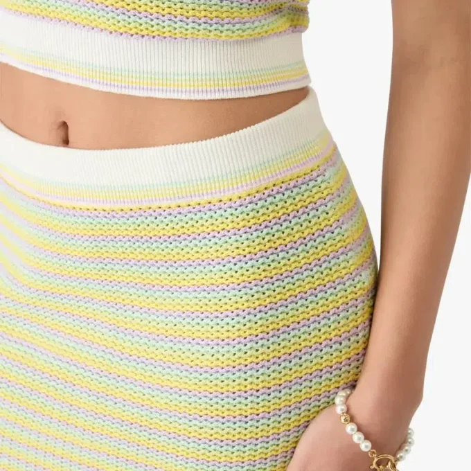 Bourgeois gestreifter Minirock Bourgeois gestreifter Minirock