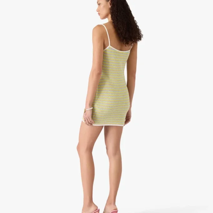 Bourgeois gestreiftes Minikleid