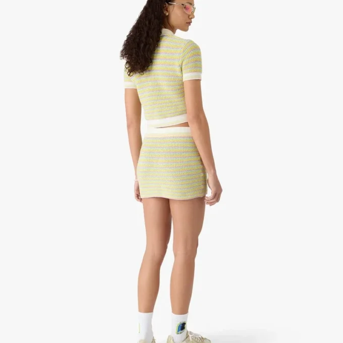 Bourgeois gestreiftes Poloshirt