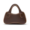 Braune Micro-Bowlingtasche