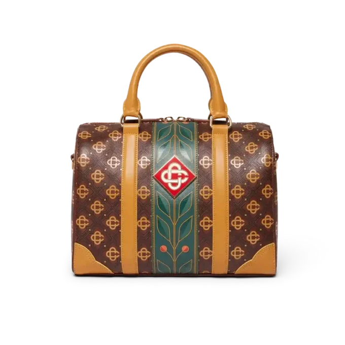Braune Mini Monogram Weekender
