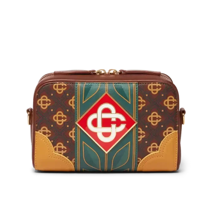 Braune Monogram-Umhängetasche Braune Monogram-Umhängetasche