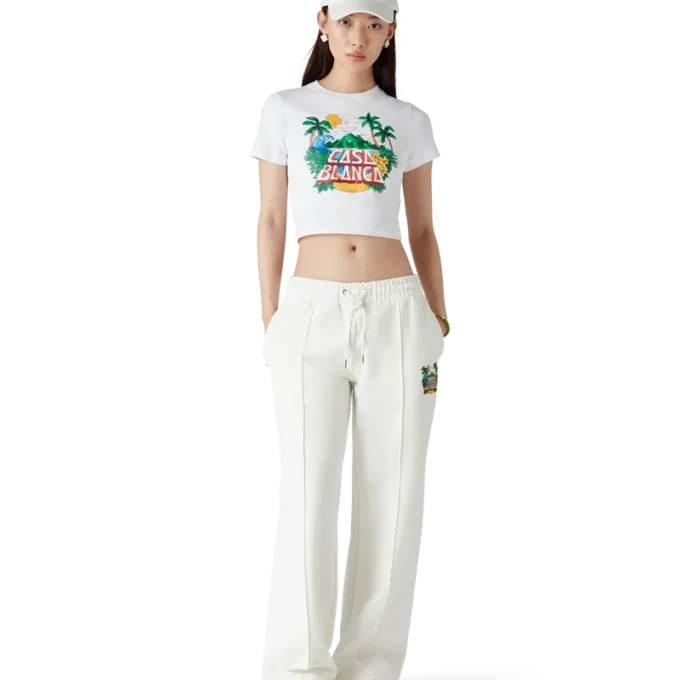 Casa Beach Wave Cropped T-Shirt Casa Beach Wave Cropped T-Shirt