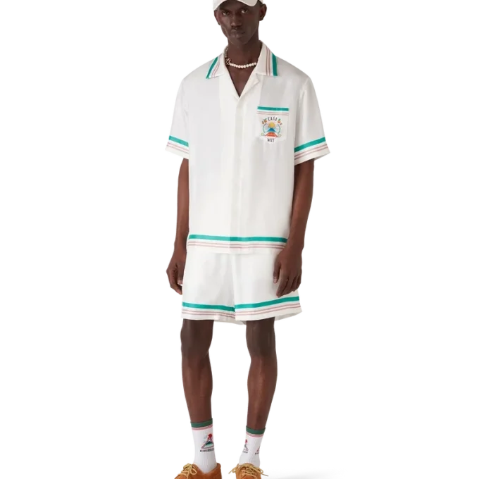 Casa Way Kurzarm-Seidenhemd