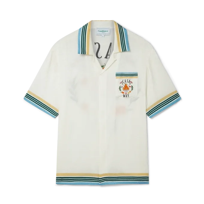 Casa Way Kurzarm-Seidenhemd