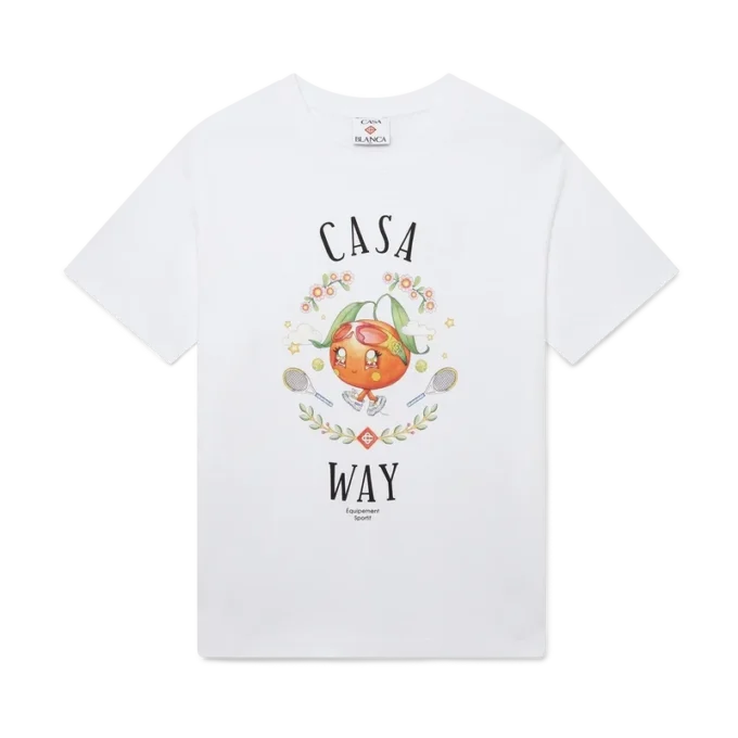 Casa Way Orange Mascot Kurzarm-T-Shirt