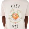 Casa Way Orange Mascot Kurzarm-T-Shirt