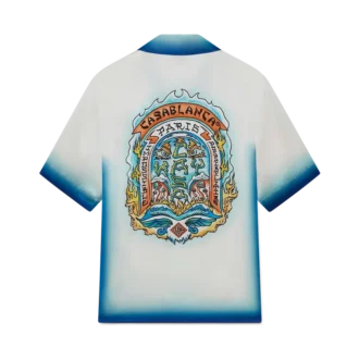 Casa Way Skate Shorts-Hemd mit Kurzarm und Seiden-Finish