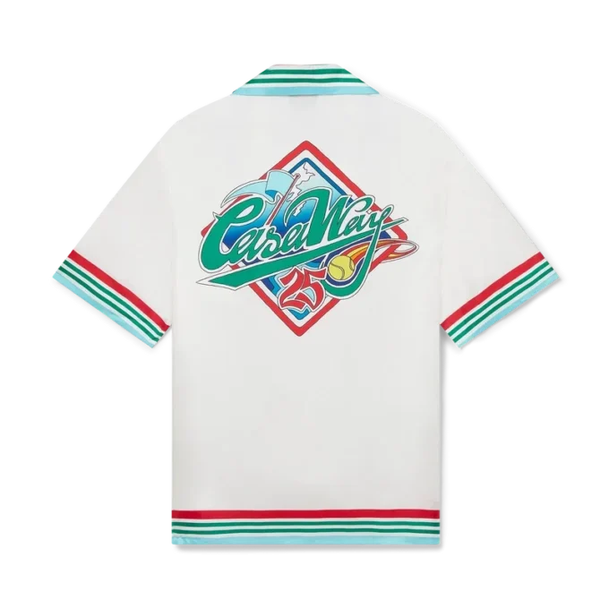 Casa Way World Series Kurzarm-Seidenhemd