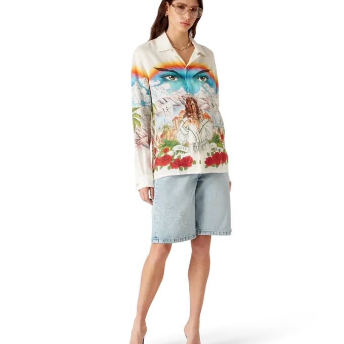 Chateau Langarm-Leinenhemd