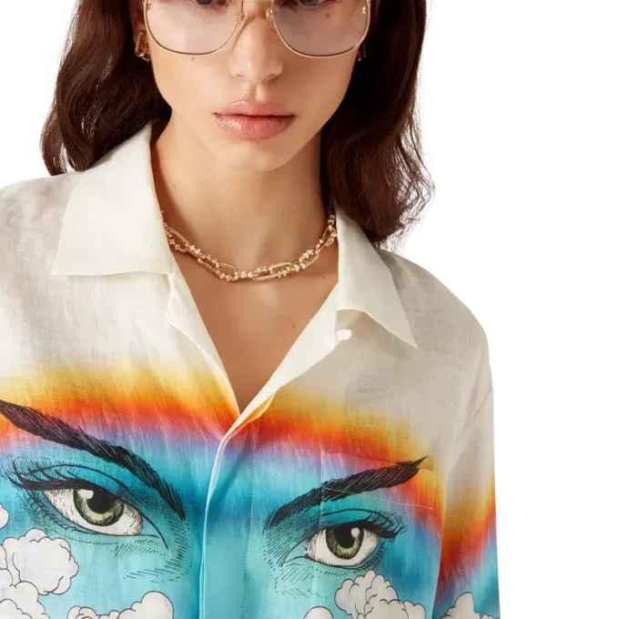 Chateau Langarm-Leinenhemd