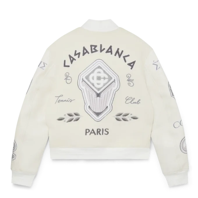 Chenille-Patchwork-Bomberjacke