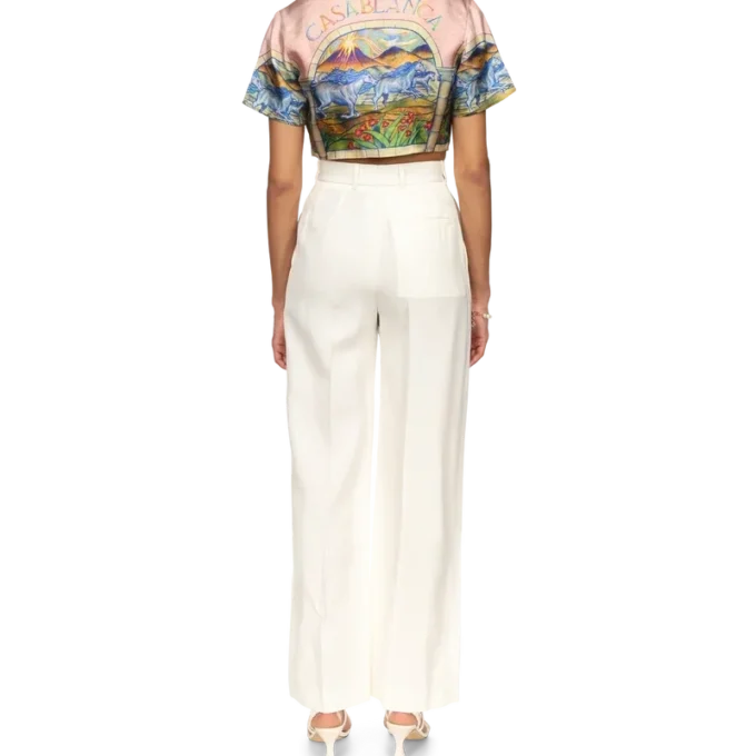 Chevaux Sauvages Kurzes Seidenhemd Chevaux Sauvages Kurzes Seidenhemd