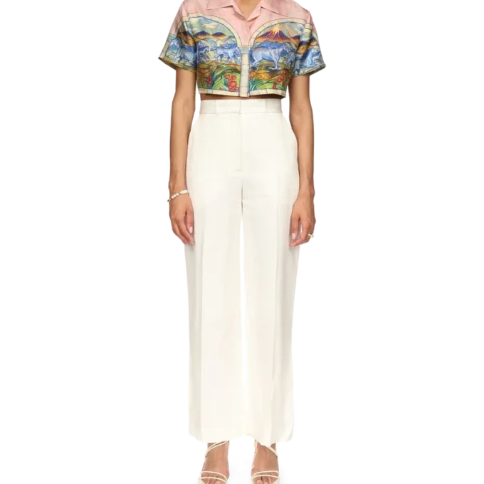 Chevaux Sauvages Kurzes Seidenhemd Chevaux Sauvages Kurzes Seidenhemd