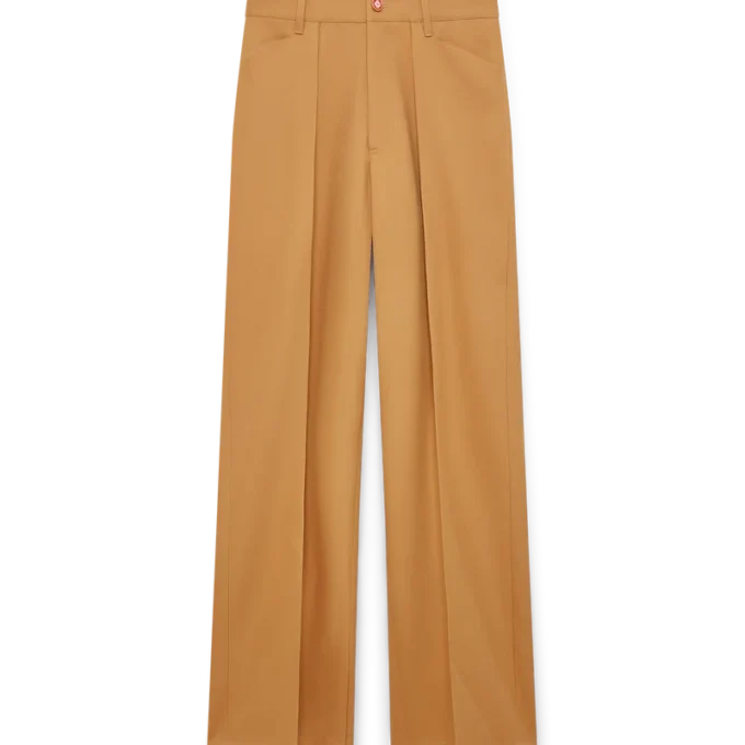 Chino aus Wolle mit Falten Chino aus Wolle mit Falten