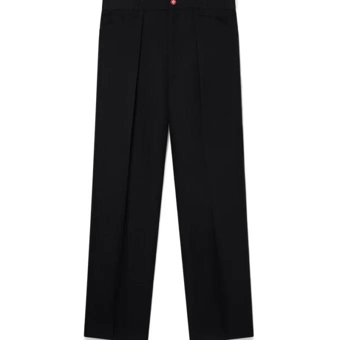 Chino-Hose mit Falten