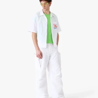 Collage D’icones Graphiques besticktes Kurzarmhemd