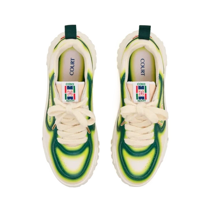 Court Green Fade Sneaker für Damen