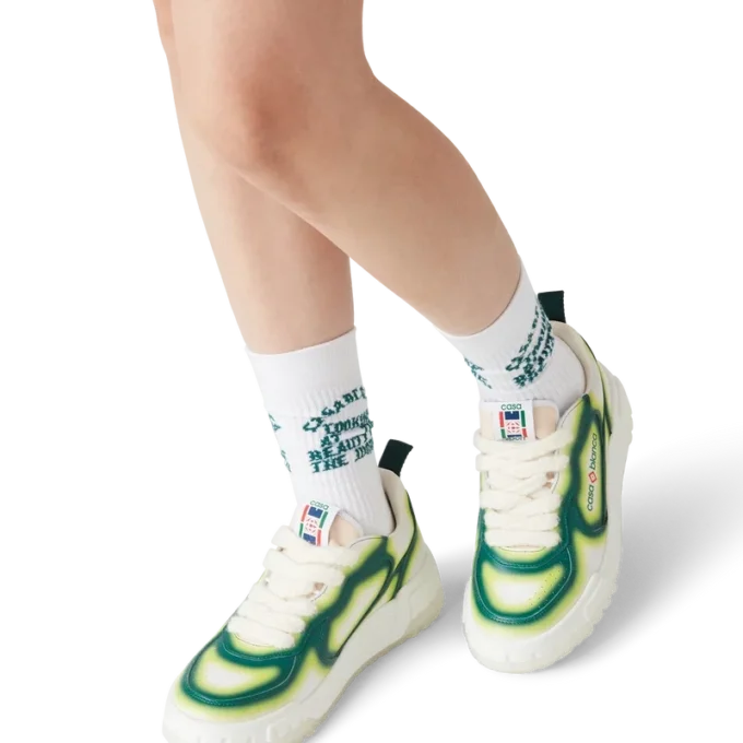 Court Green Fade Sneaker für Damen