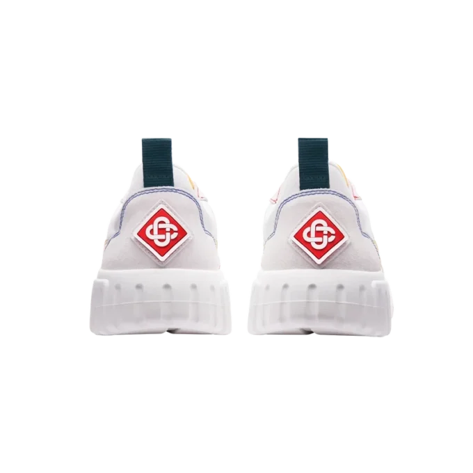 Court Sneakers für Damen in Weiß und Multicolor Court Sneakers für Damen in Weiß und Multicolor