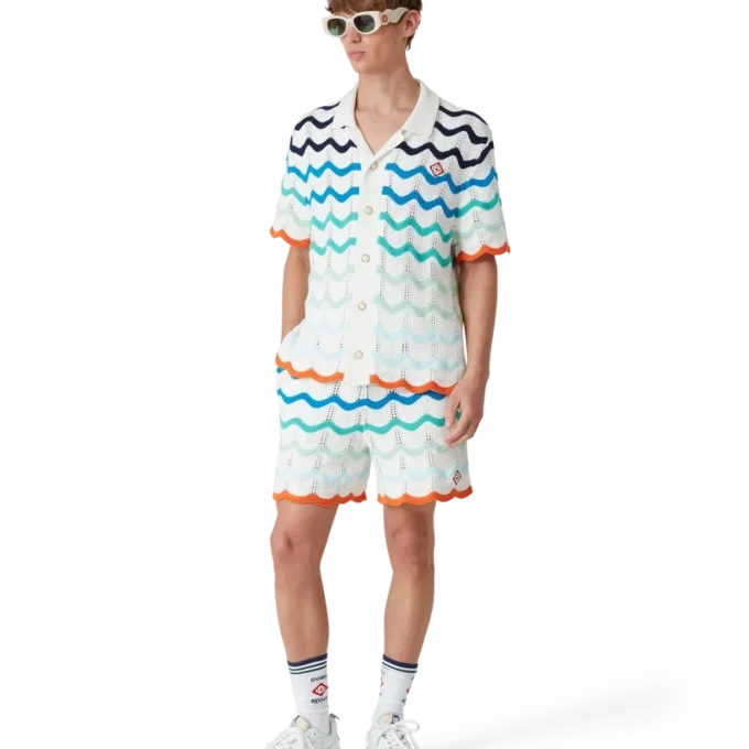 Cremefarbene Memphis-Sonnenbrille Cremefarbene Memphis-Sonnenbrille