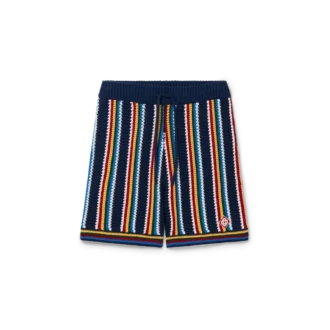 Crochet Stripe Shorts