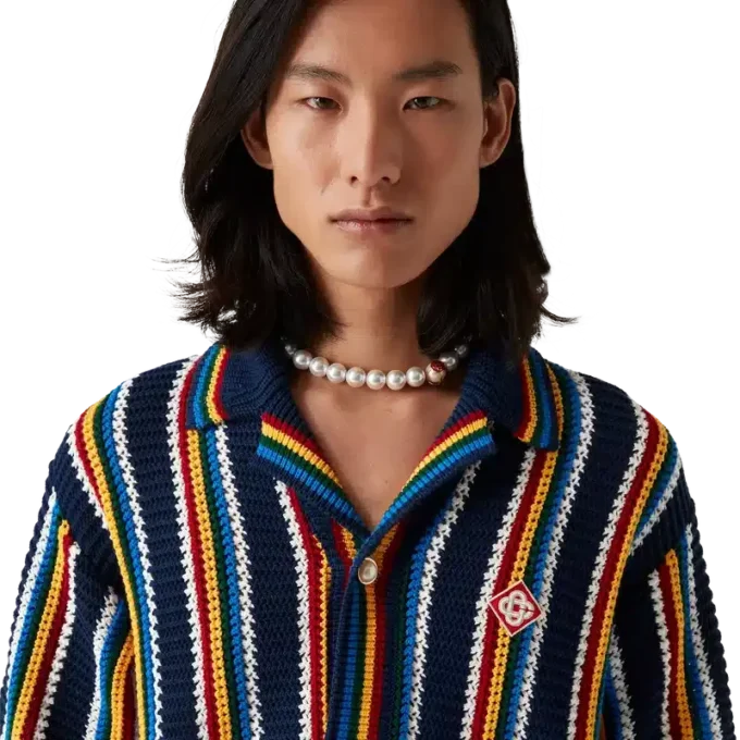 Crochet Stripe Shorts