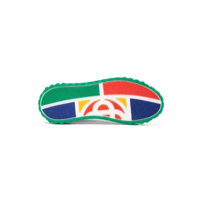 Damen-Sneaker „Court“ in Orange und Weiß