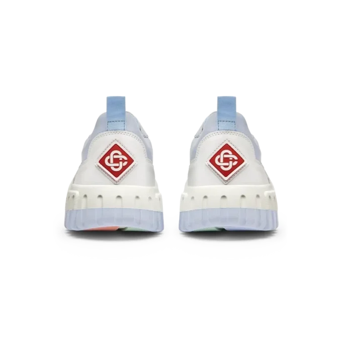 Damen-Sneaker „Court“ in Weiß und Hellblau Damen-Sneaker „Court“ in Weiß und Hellblau