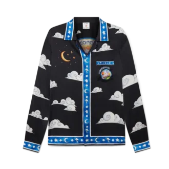 Das langärmelige Seidenhemd „The Four Elements“