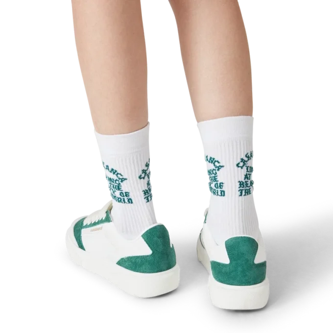 Del Mar Damen-Sneaker in Weiß und Grün Del Mar Damen-Sneaker in Weiß und Grün