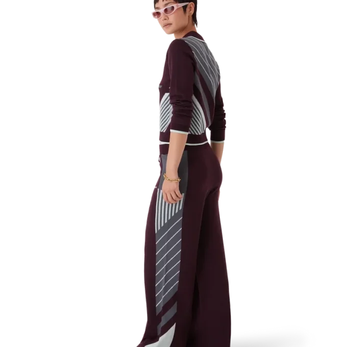 Diagonal Tennis Merino-Hose