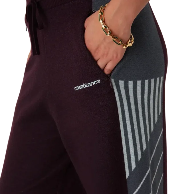 Diagonal Tennis Merino-Hose