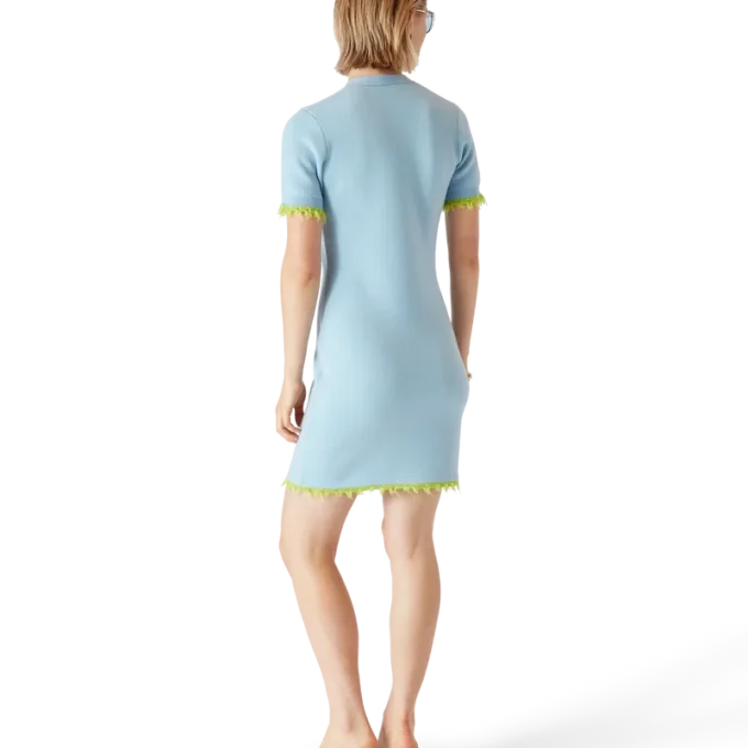 Doppelseitiges Merino-Minikleid