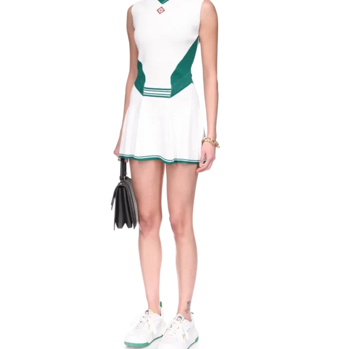Drapiertes Tenniskleid