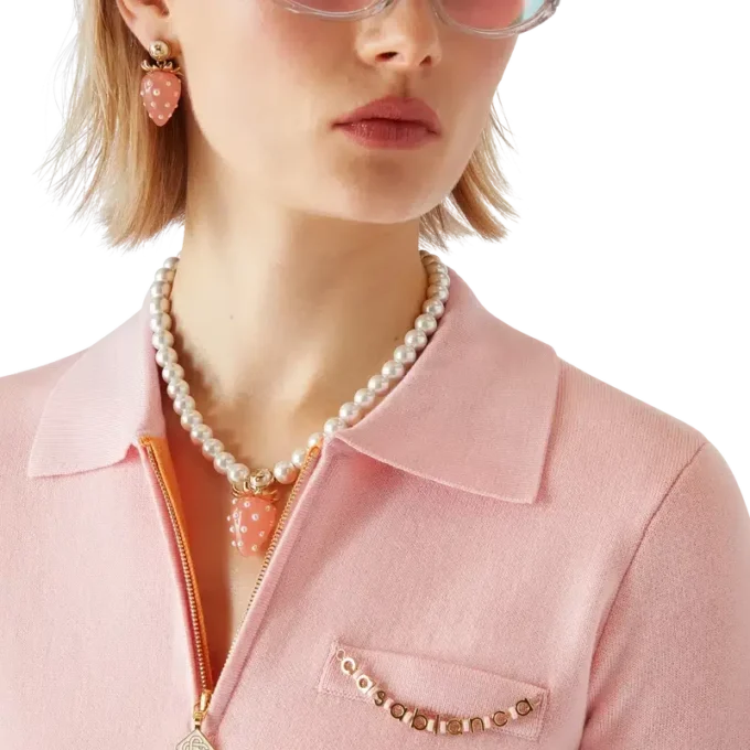 Erdbeer-Halskette Erdbeer-Halskette