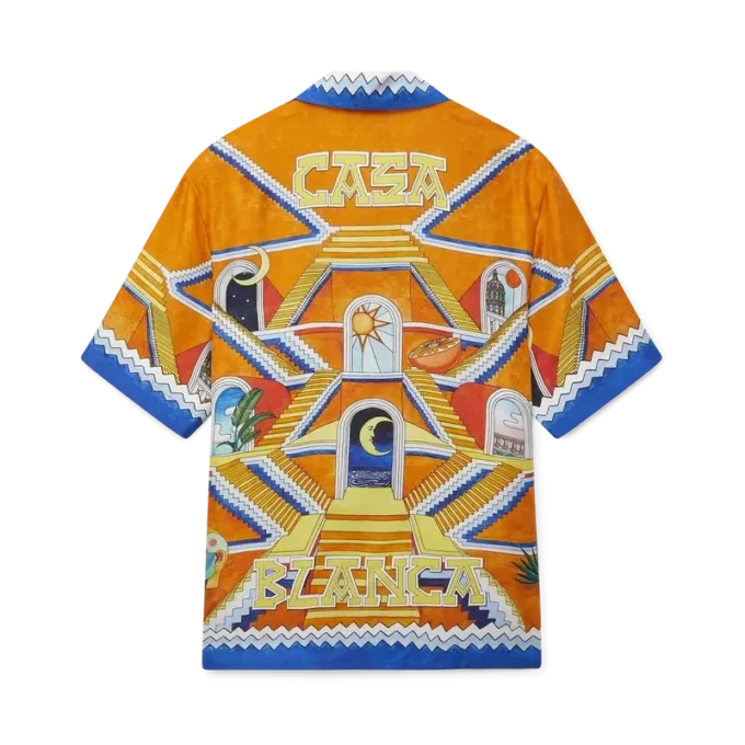 Escalier Infini Seidenhemd