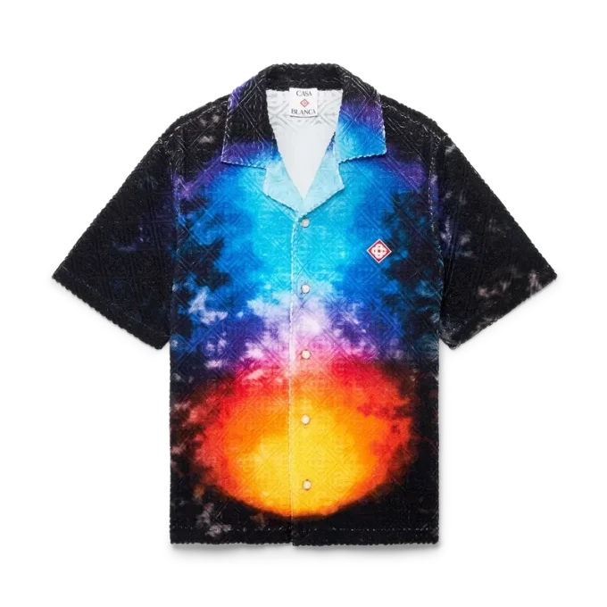 Farbverlauf-Frottee-Hemd