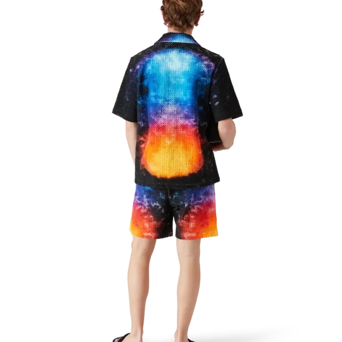 Farbverlauf-Frottee-Hemd