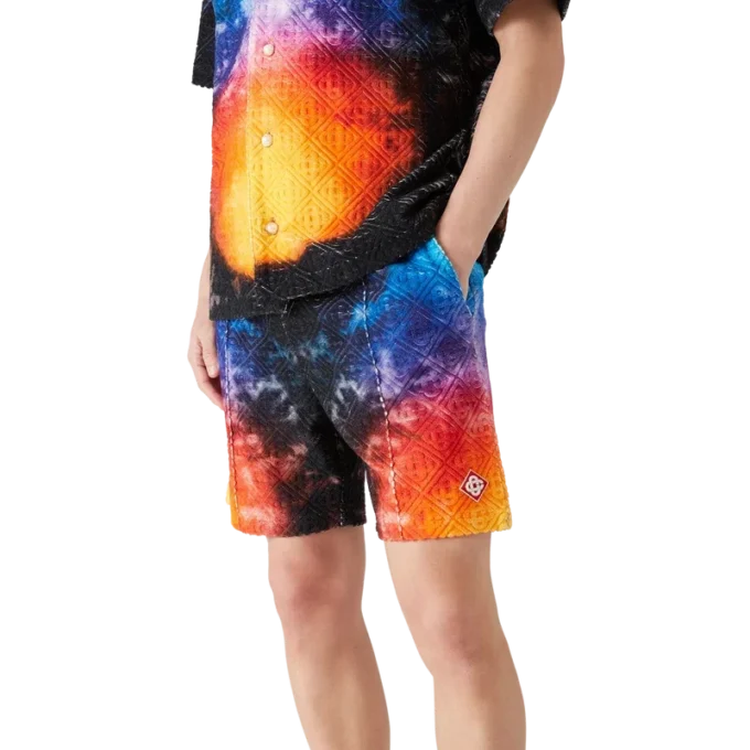 Farbverlauf-Frottee-Shorts Farbverlauf-Frottee-Shorts